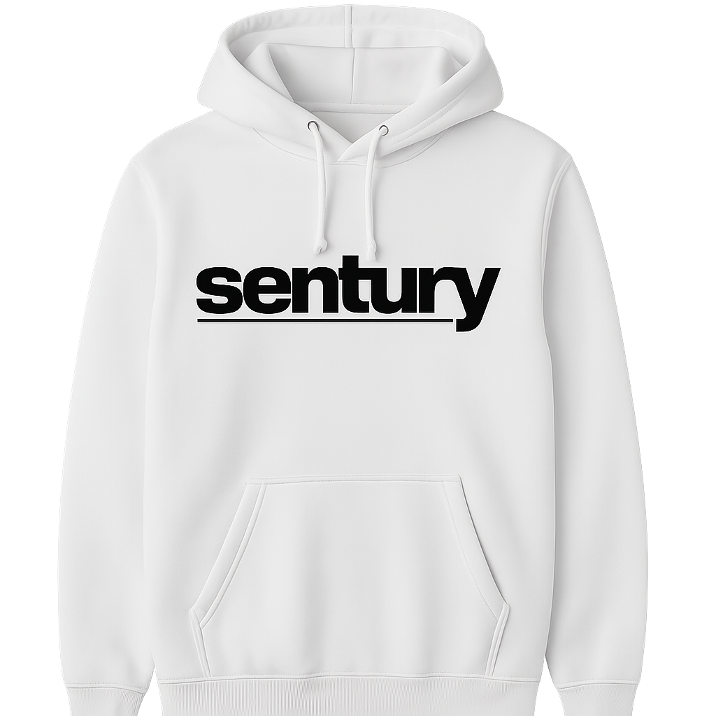 Sentury White Hoodie